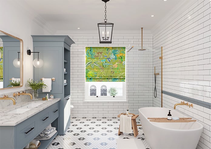 Barbados, Avocado - Motorised Roman Blind - Image 8